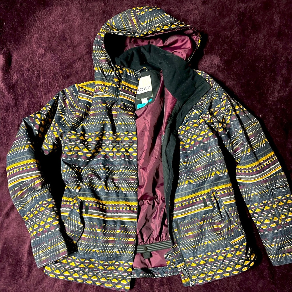 ROXY UNIQUE PATTERN SNOWBOARD JACKET